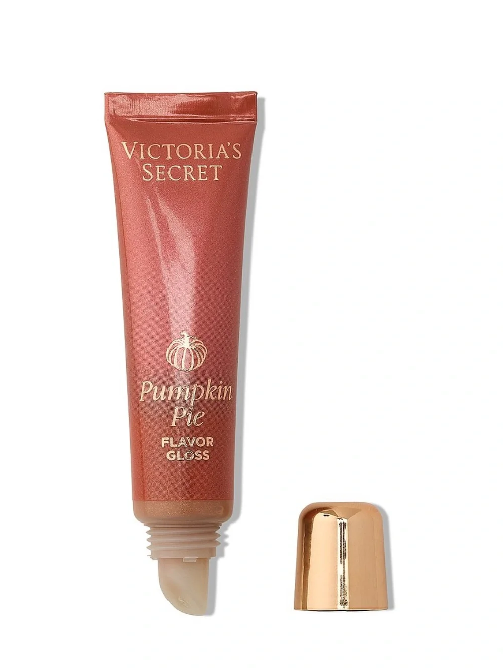 Victoria's Secret Pumpkin Pie Flavor Gloss in Shimmery Coral-Peach